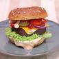 Preview: Burger mit veganer Frikadelle